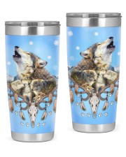Wolf Tumbler - Native American Pattern 20oz Tumbler front