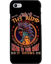 Listen To The Wind It Talks Listen To The Silence It Speaks Listen To Your Heart It Knows Phone Case tile