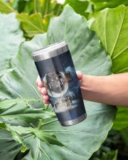 Wolf Tumbler - Native American Pattern 20oz Tumbler aos-20oz-tumbler-lifestyle-front-17