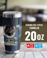 Wolf Tumbler - Native American Pattern 20oz Tumbler aos-20oz-tumbler-lifestyle-front-34
