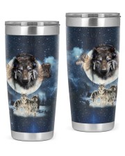 Wolf Tumbler - Native American Pattern 20oz Tumbler front