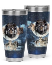 Wolf Tumbler - Native American Pattern 30oz Tumbler tile