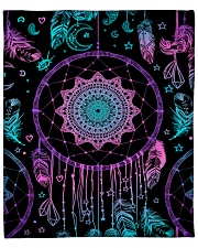 Native American Pattern Blanket - Dreamcatcher Fleece Blanket - 50" x 60" front