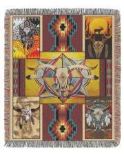 Native American Pattern Blanket - White Buffalo 50x60 - Woven Blanket tile