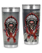 Skull Tumbler - Native American Pattern 20oz Tumbler front