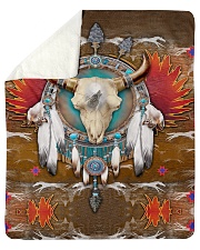 Native American Pattern Blanket - Buffalo Sherpa Fleece Blanket tile
