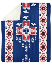 Native American Pattern Blanket Sherpa Fleece Blanket tile