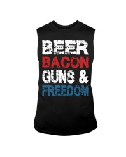 Beer Bacon Guns And Freedom Tank Top Sleeveless Tee thumbnail