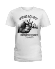 Father and Son BUY A COUPLE TO GET DISCOUNT Ladies T-Shirt tile