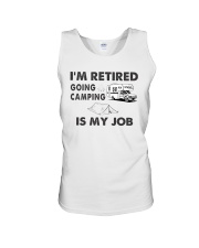 IM RETRIRED Unisex Tank tile