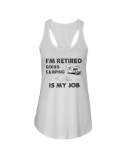 IM RETRIRED Ladies Flowy Tank tile
