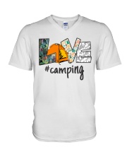LOVE OF CAMPING V-Neck T-Shirt tile