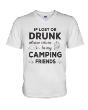 If i lost or Drunk V-Neck T-Shirt tile