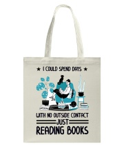I Could Spend Days Reading Books Tote Bag tile