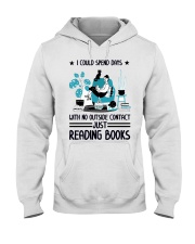 I Could Spend Days Reading Books Hooded Sweatshirt tile