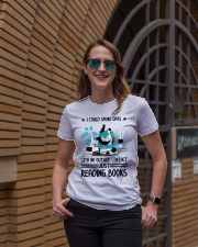 I Could Spend Days Reading Books Ladies T-Shirt lifestyle-women-crewneck-front-2