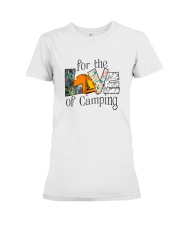 For the Love of Camping Premium Fit Ladies Tee tile