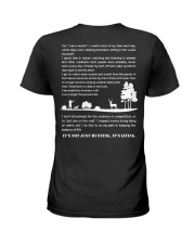 Yes im hunter Ladies T-Shirt tile