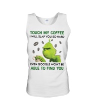 Grinch touch my coffee I will slap you hard shirt Unisex Tank thumbnail
