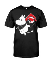Antifa Moomin Anti Fascist T-Shirt Classic T-Shirt front