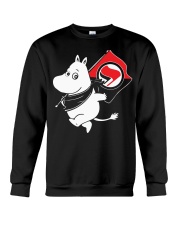 Antifa Moomin Anti Fascist T-Shirt Crewneck Sweatshirt thumbnail