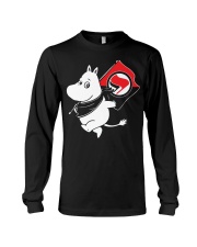 Antifa Moomin Anti Fascist T-Shirt Long Sleeve Tee thumbnail