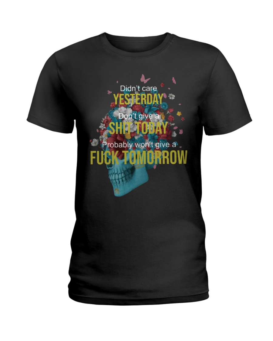 Life - Skull and Tattoo Ladies T-Shirt