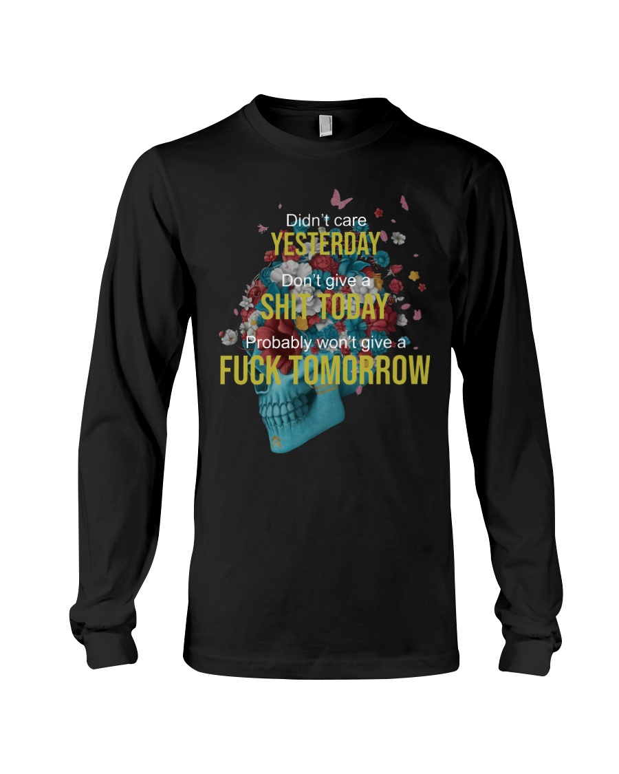 Life - Skull and Tattoo Long Sleeve Tee