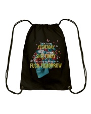 Life - Skull and Tattoo Drawstring Bag thumbnail