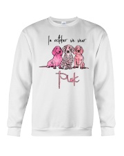 In October We Wear Pink Dachshund T shirt Crewneck Sweatshirt tile