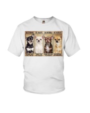 Chihuahua Be Strong Horizontal Poster Youth T-Shirt tile