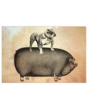 English Bulldog 17x11 Poster front