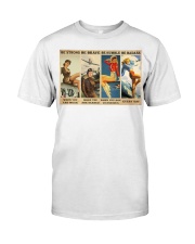 Be strong be brave be humble be badass Premium Fit Mens Tee tile