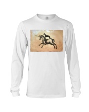 Doberman Riding Horse Poster Long Sleeve Tee tile