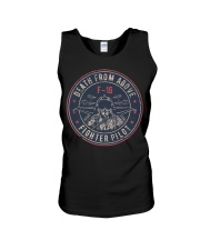 F16 Death from above fighter pilot Unisex Tank tile