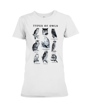 Types of Owls Shirt Premium Fit Ladies Tee tile