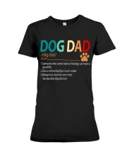 Dog dad T- shirt Premium Fit Ladies Tee tile