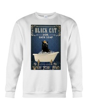 Black Cat bath soap Crewneck Sweatshirt tile