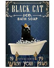 Black Cat bath soap 11x17 Poster front