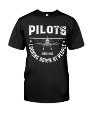 Pilot looking down at people Premium Fit Mens Tee tile