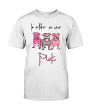 In October We Wear Pink T shirt Classic T-Shirt tile