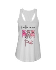 In October We Wear Pink T shirt Ladies Flowy Tank tile