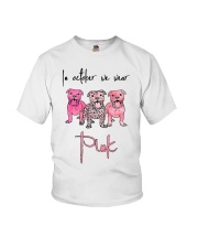 In October We Wear Pink T shirt Youth T-Shirt tile