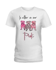 In October We Wear Pink T shirt Ladies T-Shirt tile