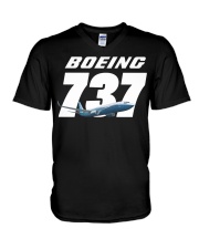 Boeing 737 V-Neck T-Shirt tile