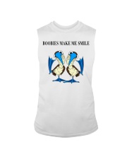 Boobies Make Me Smile I Love Boobies Sleeveless Tee tile