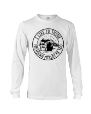 I like to think Michigan misses me too T shirt Long Sleeve Tee tile