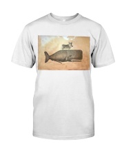 Corgi Riding Whale Poster Premium Fit Mens Tee tile