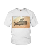 Corgi Riding Whale Poster Youth T-Shirt tile