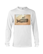 Corgi Riding Whale Poster Long Sleeve Tee tile